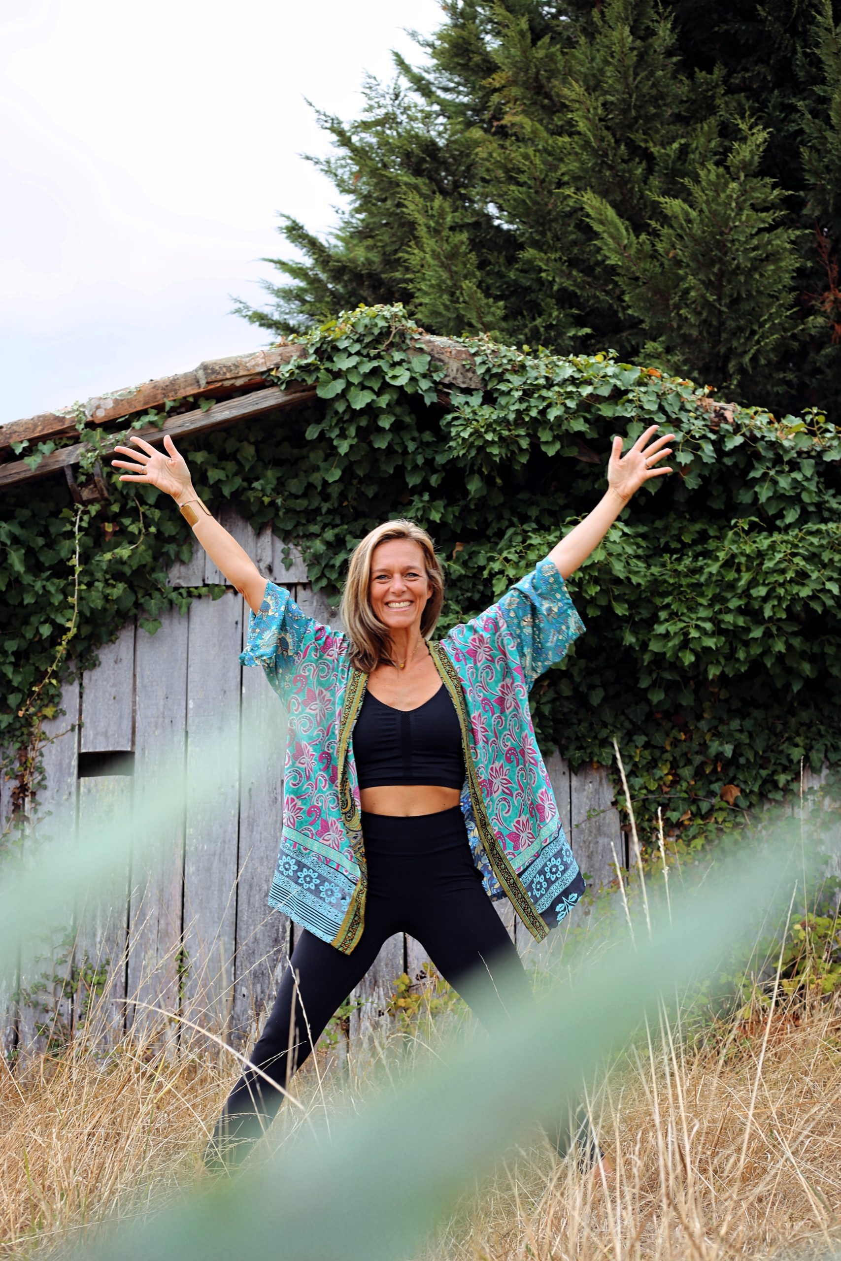 Portrait de Sophie Piccolo, enseignante en yoga à Instants Yoga Arcachon.