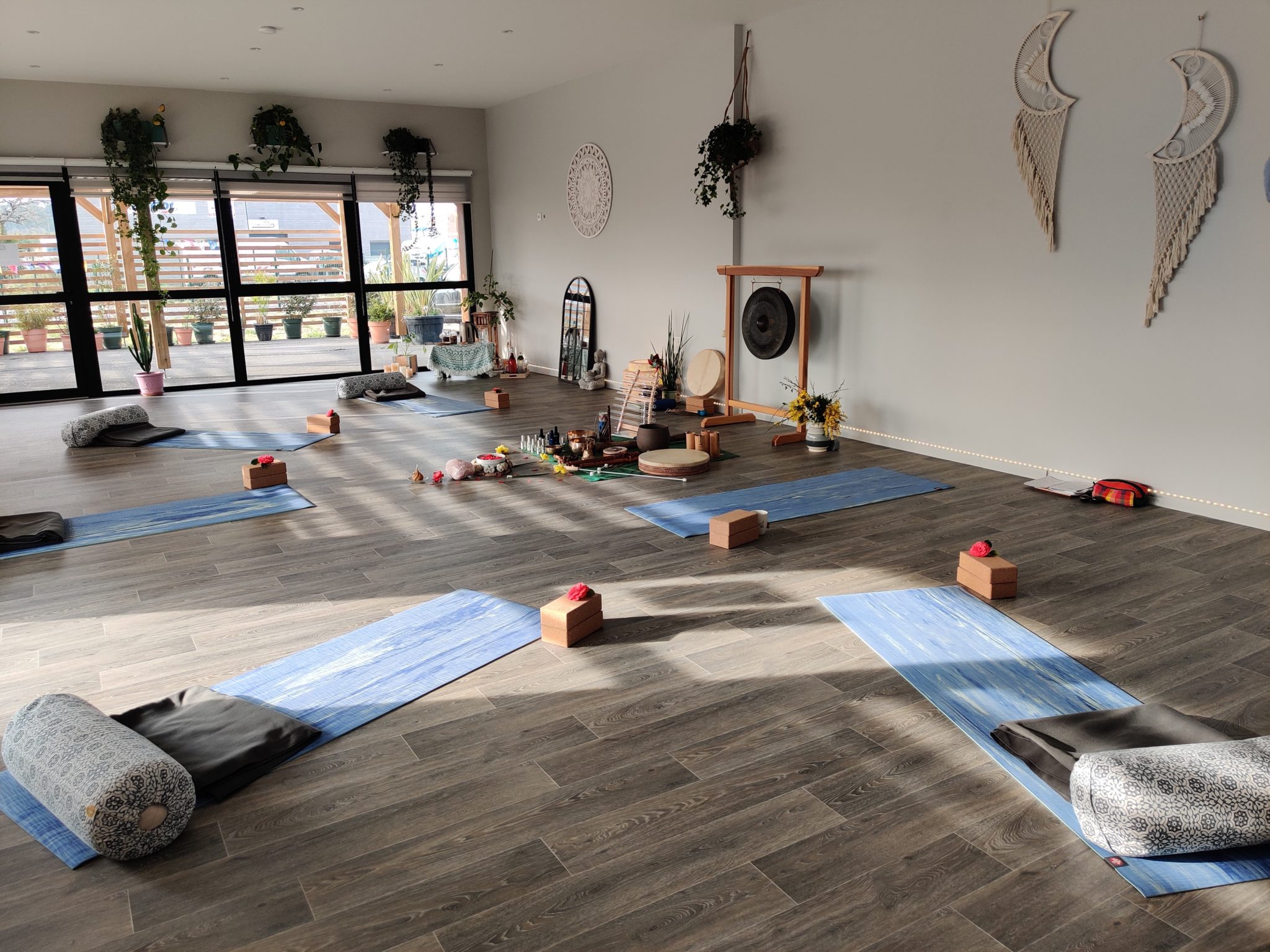 Photo du studio de yoga Le Club bien-être à Gujan Mestras, sur le bassin d'Arcachon.